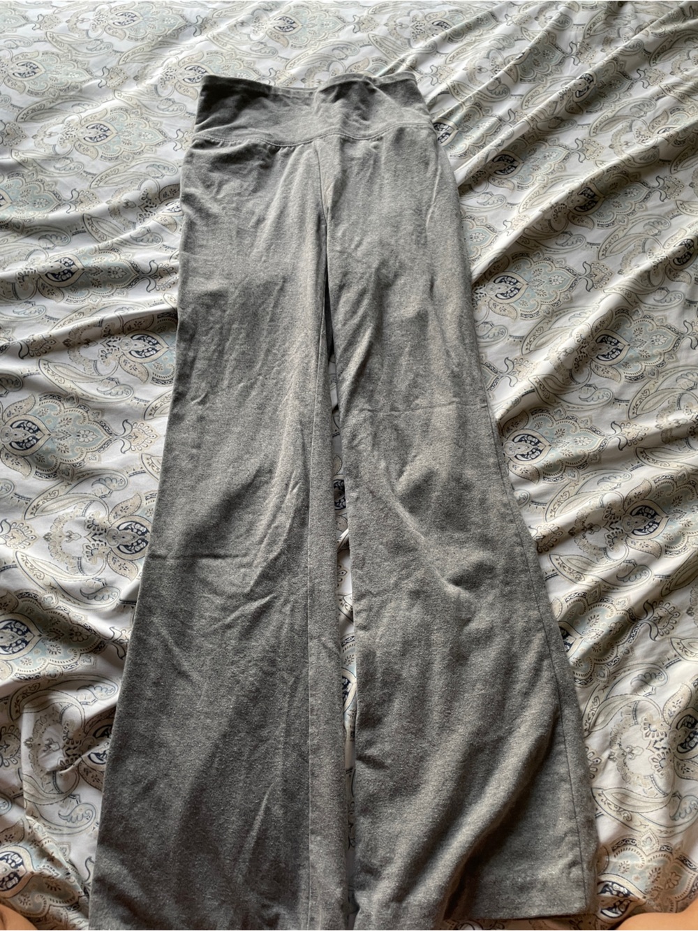 Target Wide-Leg pants in Heather Gray